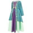 thumbnail image 2 of Girls Winifred Sanderson Witch Cosplay Dress Princess Christmas Costume, 2 of 7