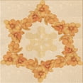 thumbnail image 1 of Ahgly Company Machine Washable Indoor Square Transitional Khaki Gold Area Rugs, 4' Square, 1 of 7