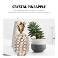 thumbnail image 6 of SOPOTUTU Crystal and Metal Pineapple Ornament Decorative for Home, Party, Table, and Shelf Display, 6 of 8