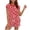 Red, variant on Enjoytime Summer Outfits for Women Print Short Sleeve Crewneck Tops with Shorts Lounge Set Beach Travel Casual Two Piece Set
