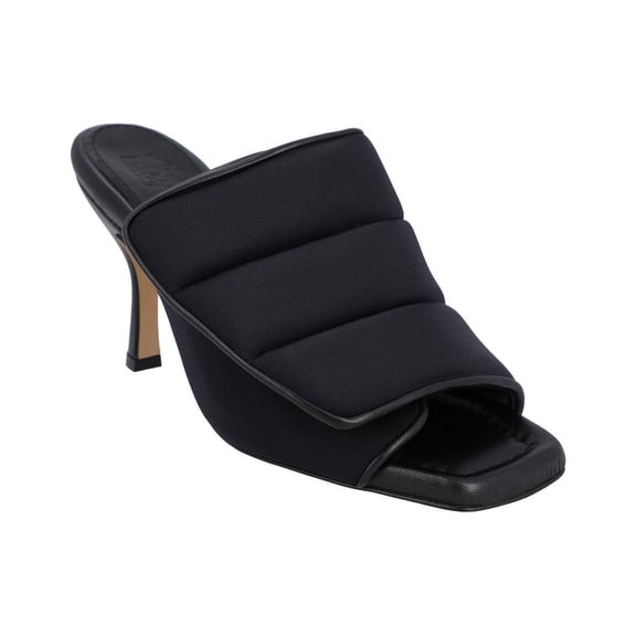 Gia Borghini Couture Leather Sandal, 39, Black