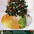 thumbnail image 6 of FMSHPON Happy EasterEggsFlowers Xmas Christmas Tree Skirt Stand Mat for Holiday Party Decoration Indoor Outdoor 36 inches, 6 of 6