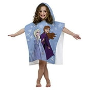 Jay Franco Frozen 2 Live Your Truth Kids Bath/Pool/Beach Hooded Poncho Towel