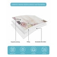 thumbnail image 4 of Quilt King Size Bedding Set, Vintage Pink Flowers Reversible Summer Quilt 3 Pieces, Spring Floral Butterfly Retro Art Lightweight Bedspreads Coverlets with 2 Pillow Shams for All Seasons, 4 of 5