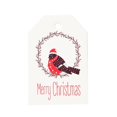 thumbnail image 2 of Monstrate 100 Uds. De etiquetas Kraft DIY, etiquetas de Feliz Navidad, etiquetas colgantes de papel para envolver regalos, tarjetas de papel de Papá Noel, Kits de decoración para fiestas 6# Monstrate HA000503-06B, 2 of 6