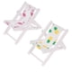 thumbnail image 1 of 2 Pcs Mini Wooden Beach Chair Mediterranean Style Pineapple Flamingo Pattern Mobile Phone Holder Mini Adornment Lounge Deck Chair, 1 of 3