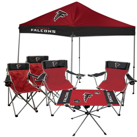 Atlanta Falcons Rawlings Tailgate Canopy Tent, Table, & Chairs Set - No