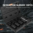 thumbnail image 4 of Lepmerk 10-Piece Rusted Nut Extractor Set - Heavy-Duty Tire Bolt Removal Tools with Extended Sockets, Cr-Mo Steel, 8 Sizes, Storage Case Included - CG1837, 4 of 6