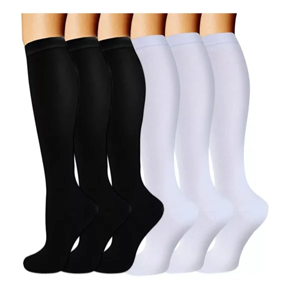 ShenMo 6 pairs of compression stockings, relieves the circulation of varicose veins