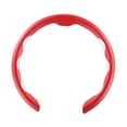 thumbnail image 1 of Funda para volante de coche de 15 pulgadas, cómoda y antideslizante para mujer. Rojo, 1 of 9
