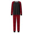 thumbnail image 4 of LINGLANG Christmas Pajamas For Women Set Festive Flannel Cozy Long Sleeve With Holiday Print Wear Family Matching Outfits Winter Xmas Print Pjs Sleepwear Loungewear Nightwear Nightclothes Homewear, 4 of 4