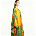 thumbnail image 3 of WeHello Women's shirt peacock print kimono long style clothes summer casual swimsuit cardigan, 3 of 8