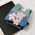 thumbnail image 4 of Diseño de nicho, bolso de mano de punto a juego con el color de la niña de las flores, hombro femenino para preparar una nueva personalidad versátil marea sexy 20*12*36cm, 4 of 5