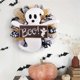 thumbnail image 3 of Halloween Wreaths for Front Door Boo Ghost Sign Halloween Door Hanger, 3 of 5