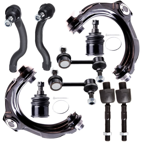 ECCPP 10pcs Upper Control Arm Inner Tie Rod End Outer Tie Rod End Sway Bar End Link Lower Ball Joint fit for 2008-2012 For Honda for Accord