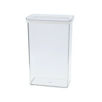 Airtight Food Storage Container | 3.4L Clear Cereal & Pantry Organizer for Flour, Rice, Snacks | Kitchen & Pantry Storage with Lid (1-Pack)