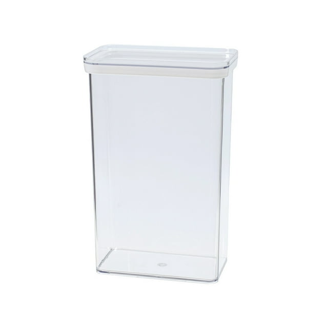 Bigersell Food Storage Containers with Lids Deals Durable Flour Storage Container Rectangular Shape Reusable Dog Food Storage Container Plastic Food Containers
