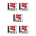 thumbnail image 1 of ZheElen Durable And Secure Front Fork Bracket Bicycle Rack – And Practical Easy red 5Set, 1 of 6