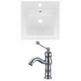 thumbnail image 1 of American Imaginations 16.5-in. W 1 Hole Ceramic Top Set In White Color AI-16021, 1 of 1
