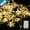 Warm White, variant on EROCK Christmas 96 LED Curtain Window Snowflake String Fairy Lights Waterproof Decor