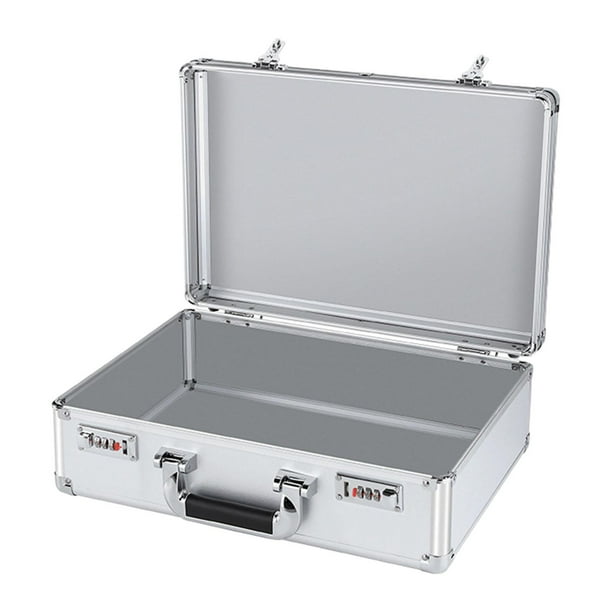 Caja de herramientas de aluminio Caja de aleación de aluminio Maleta de viaje portátil Maleta de aluminio para reparadores domésticos y profesionales contraseña l