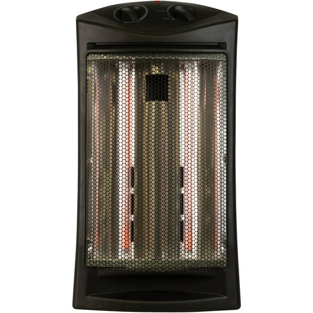 BLACK+DECKER Infrared Radiant Quartz 1500W Tower Heater, Indoor, Black