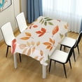 thumbnail image 4 of Yayeee Tablecloths 60" x 108" Rectangle Wrinkle Resistant Party Table Cover, Beige Autumn Leaves, 4 of 8