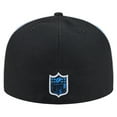 thumbnail image 4 of Men's New Era Black Detroit Lions Soutache 59FIFTY Fitted Hat, 4 of 5