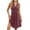 #557-Wine, variant on Censtreet Nightgowns for Women Sleeveless Nightdress Elegant Night Gowns Short Sleepshirt Soft Sleepwear Pajama Dress
