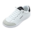 thumbnail image 7 of HEWUQI Women Minimalist Barefoot Canvas Sneaker Cushion Arch Support Non Slip Casual Shoe Low Top Slip on Solid Color Walking Shoes White Size 5.5, 7 of 7