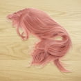 thumbnail image 1 of SHOWERORO Straight Pink Cosplay Wig Middle Part Style Synthetic Hair for Women Costume Use 1Set, 1 of 6