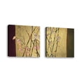 thumbnail image 1 of Set of 2 - For the Love of Gold II - Contemporary Fine Art Giclee on Canvas Gallery Wrap - wall décor - Art painting - 24 x 24 Inch - Ready to Hang, 1 of 2