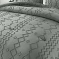 thumbnail image 5 of NC Queen Comforter Sets With 2 Pillow Shams, 3 Piece Soft Bedding Set, Dark Gray, 5 of 6