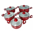 thumbnail image 1 of Batería De Cocina Amex Cook  Rojo 28 cm , 26 cm , 24 cm , 22 cm , 20 cm, 1 of 2
