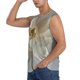 thumbnail image 3 of Fotbe Elegant Ivory Flower Men's Camiseta sin Mangas Estampada para Hombres, Playera Casual para Gimnasio, Entrenamiento, Playa-XX-Large, 3 of 7