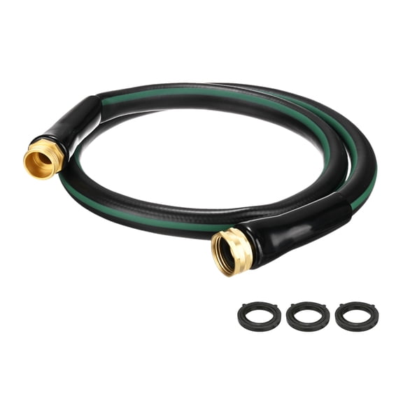 Uxcell Garden Hose 5/8 Inch x 4 FT, Flexibleer Hose, Hose with Male to Female Fittings