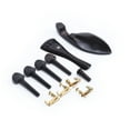 thumbnail image 4 of Fiddle Peg,Violin Parts Ebony 4/4 Fiddle Tail Wing Fine Adjuster Exceptional Craftsmanship, 4 of 14