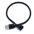 thumbnail image 4 of SHISUYAN 3Pc USB to Fan Adapter Cables Computer PC Fan Power Cable Connector Adapter Connect (Black), 4 of 8