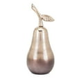 thumbnail image 1 of Benzara BM195558 Aluminum Pear Shaped Decorative Statuary, Gold, 1 of 1