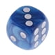 thumbnail image 2 of 10 Piezas De Dados Digitales De Plástico De 6 Lados D6 Para Accesorio De Juego De Barra De Fiesta Azul Sunnimix Juego de dados puntuales de 6 caras, 2 of 3