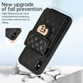 thumbnail image 6 of Phone Case for iPhone Xs X 10 10s Wallet Cover with Credit Card Holder Shoulder Crossbody Strap Long Lanyard Leather Cell Accessories iPhoneX iPhoneXs iPhone10 i PhoneX SX 10x 10xs X’s Women Men Black, 6 of 15