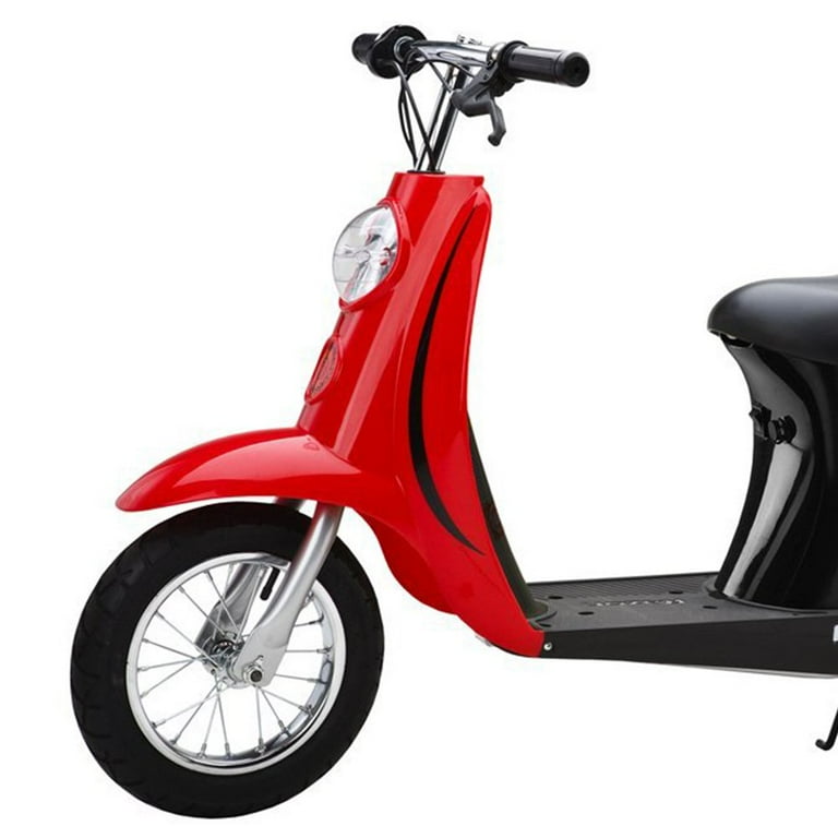 Razor Pocket Mod Miniature Euro 24V Electric Kids Ride On Retro Scooter,  Red in the Scooters department at