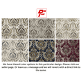 thumbnail image 4 of Decora Furnishings Luxurious Premium Jacquard Damask Design Furnishing Fabric for Upholstery, Chair, Window Treatments, Craft - Renaissance Rococo Victorian - 54" Width - Fabric by The Yard (Silver), 4 of 8