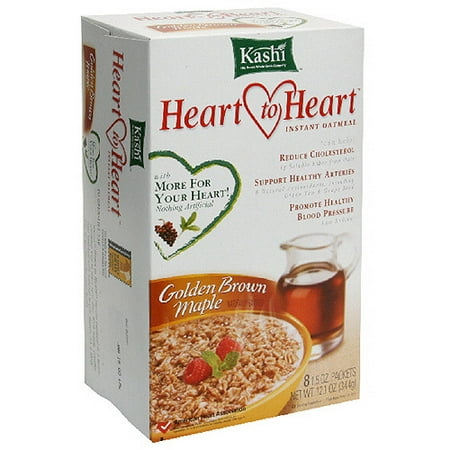 Kashi Golden Maple Brown Instant Oatmeal, 1.5 oz, 8ct (Pack of 6)