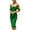 Green, variant on PRETTYGARDEN Women's Summer Off The Shoulder Dresses Sleeveless Ruched Fitted Cocktail Party Club Midi Bodycon Dress