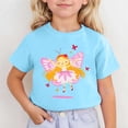 thumbnail image 2 of NAFUU Toddler Girls Shirts Children Cute Cartoon Butterfly Print Short Sleeve Round Neck T-Shirt Soft Breathable Leisure Home Spring Blouses For Girl 2026 Sizes 5-6 Years, 2 of 4