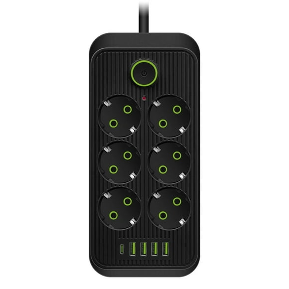 Tessan Extension Electrica Usb Regleta Multicontacto 1 5 M 4 Salidas Ca 3 Puertos Usb Multicontacto Pared Clavija Outlet Extender Enchufe Multiple Casa Oficina Dormitoriotessan Extension Electrica Usb Regleta