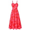 thumbnail image 1 of Vestido de verano GRACE KARIN, casual, bohemio, floral, maxi en A, 1 of 7