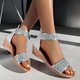 thumbnail image 4 of MKLEKYY Sandalias de Playa para Mujer, Con Cremallera Sólida, Informales, Con Punta Abierta, Cuñas, Zapatos de Playa Cómodos, Sandalias, 4 of 4