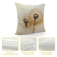 thumbnail image 4 of Chilfamy Dandelion Seeds Square Pillow Cover Case for Sofa Bed Outdoor Decoration - 1PC 20x20in, 4 of 5